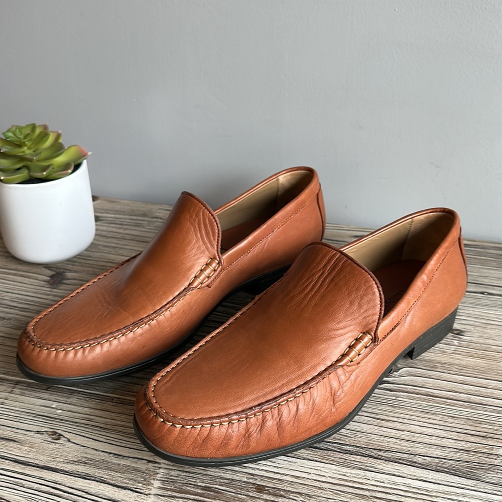 Johnston Murphy Cresswell Venetian Loafer Moc Shoe 10.5 new never worn